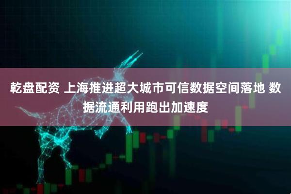乾盘配资 上海推进超大城市可信数据空间落地 数据流通利用跑出加速度